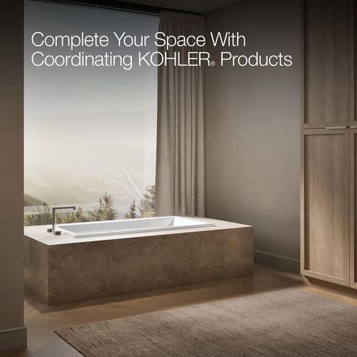 Main product image of Underscore 60" x 30" Rectangular Drop-In Bathtub with Reversible Drain (White)
