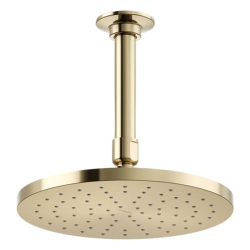 Main product image of Contemporary Round 8" Single-Function Rainhead, 1.75 Gpm (Vibrant French Gold), K-13688-G-AF