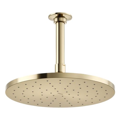 Main product image of Contemporary Round 10" Single-Function Rainhead, 2.5 Gpm (Vibrant French Gold), K-13689-AF
