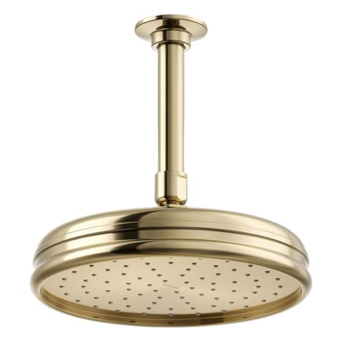 Main product image of 8" Single-Function Rainhead, 2.5 Gpm (Vibrant French Gold), K-13692-AF