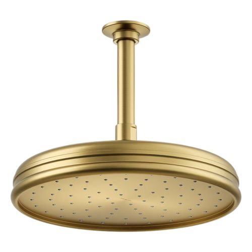 Main product image of Traditional 10" Single-Function Rainhead, 1.75 Gpm (Vibrant Brushed Moderne Brass), K-13693-G-2MB