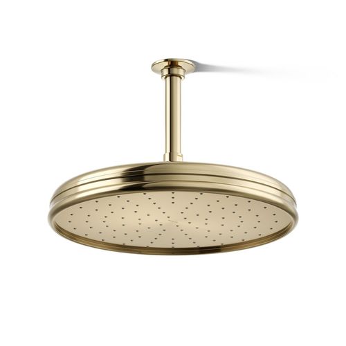 Main product image of Traditional 12" Single-Function Rainhead, 2.5 GPM (Vibrant French Gold), K-13694-AF