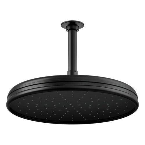 Main product image of Traditional 12" Single-Function Rainhead, 2.5 Gpm (Matte Black), K-13694-BL