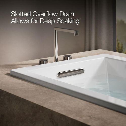 Main product image of Underscore 66" x 32" Rectangular Drop-In Bathtub with Reversible Drain (White)