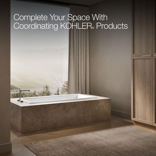 Main product image of Underscore 66" x 32" Rectangular Drop-In Bathtub with Reversible Drain (White)