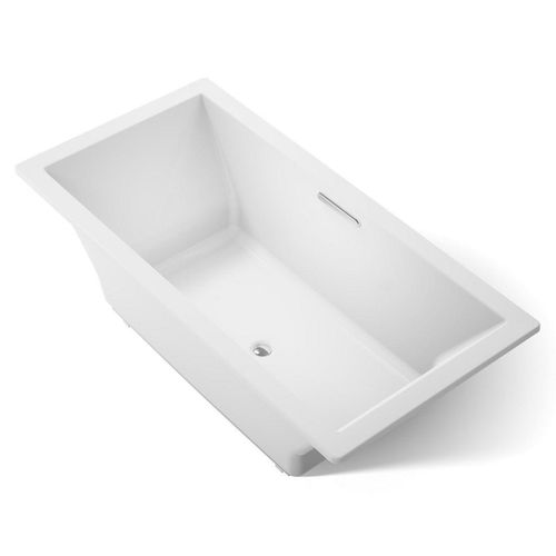 Main product image of Underscore 72" x 36" Rectangular Drop-In Bathtub with Center Drain (White)