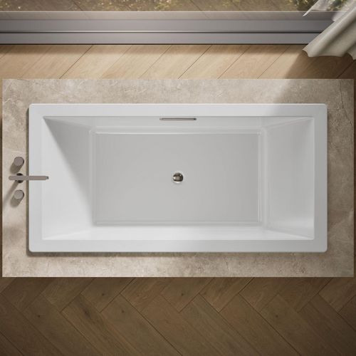 Main product image of Underscore 72" x 36" Rectangular Drop-In Bathtub with Center Drain (White)