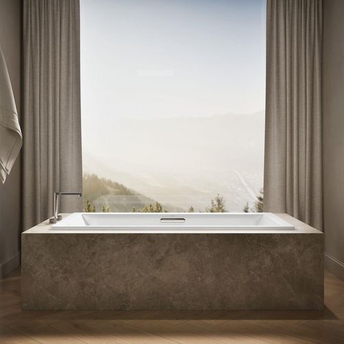 Main product image of Underscore 72" x 36" Rectangular Drop-In Bathtub with Center Drain (White)