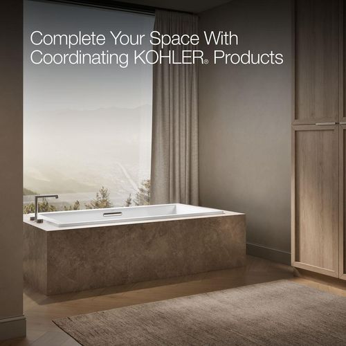 Main product image of Underscore 72" x 36" Rectangular Drop-In Bathtub with Center Drain (White)
