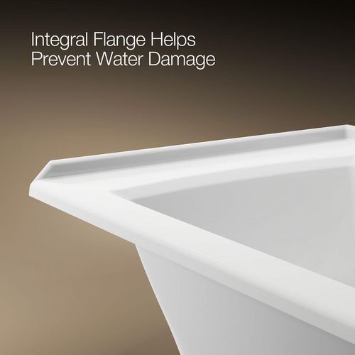 Main product image of Archer 60" x 30" Alcove Bathtub with Integral Flange and Right Drain (White)