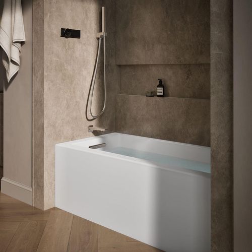 Main product image of Underscore 60" x 30" Alcove Bathtub with Left Drain (White)