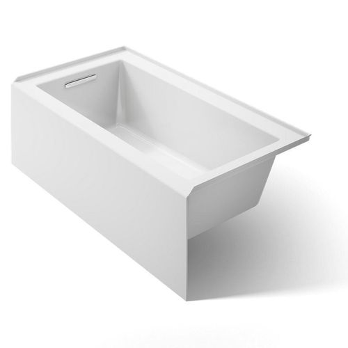 Main product image of Underscore 60" x 32" Alcove Bathtub with Left Drain (White)
