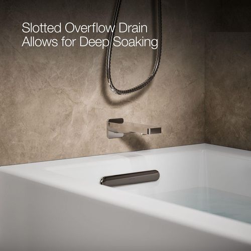 Main product image of Underscore 60" x 32" Alcove Bathtub with Left Drain (White)