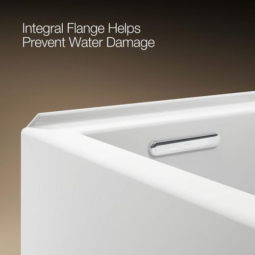 Main product image of Underscore 60" x 32" Alcove Bathtub with Left Drain (White)
