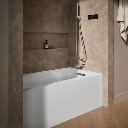 Main product image of Underscore 60" x 32" Alcove Bathtub with Right Drain (White)