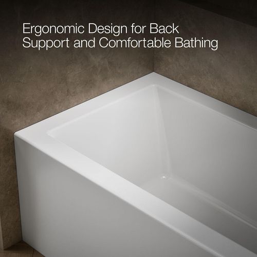 Main product image of Underscore 60" x 32" Alcove Bathtub with Right Drain (White)