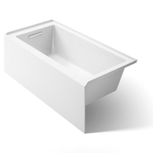 Main product image of Underscore 60" x 30" Alcove Bathtub with Integral Apron, Integral Flange, and Left Drain (White)