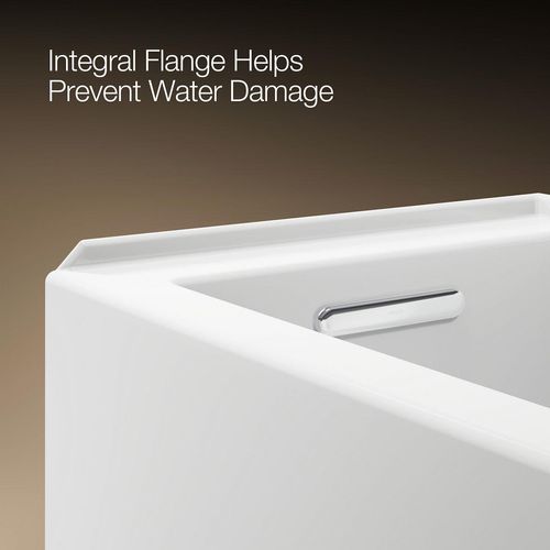 Main product image of Underscore 60" x 30" Alcove Bathtub with Integral Apron, Integral Flange, and Left Drain (White)