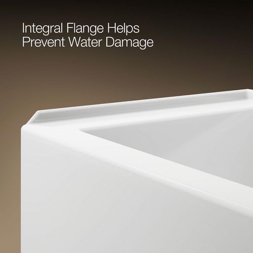 Main product image of Underscore 60" x 30" Alcove Bathtub w/ Integral Apron, Integral Flange, and Right Drain (White)