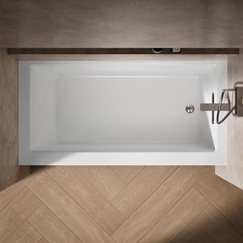 Main product image of Underscore 60" x 30" Alcove Bathtub w/ Integral Apron, Integral Flange, and Right Drain (White)
