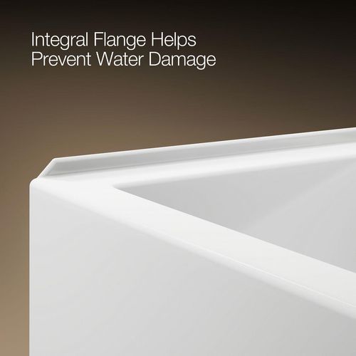 Main product image of Underscore 60" x 32" Alcove Bathtub w/ Integral Apron, Integral Flange, and Right Drain (White)