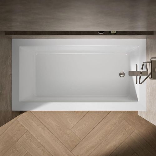 Main product image of Underscore 60" x 32" Alcove Bathtub w/ Integral Apron, Integral Flange, and Right Drain (White)
