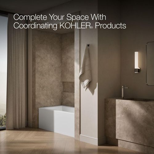 Main product image of Underscore 60" x 32" Alcove Bathtub w/ Integral Apron, Integral Flange, and Right Drain (White)
