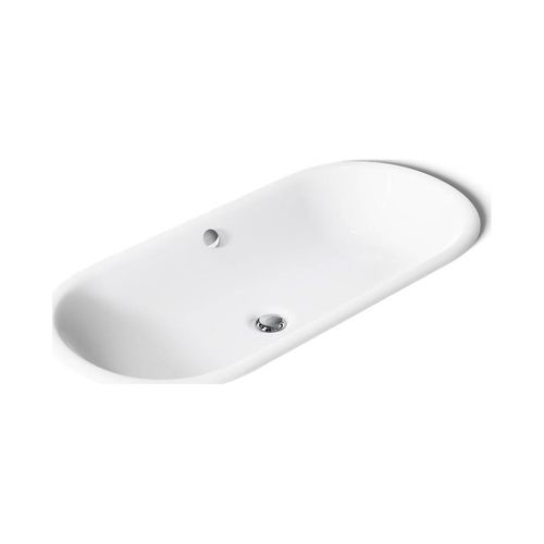 Main product image of 33" Oval Drop-In/Undermount Bathroom Sink (White), K-20213-0