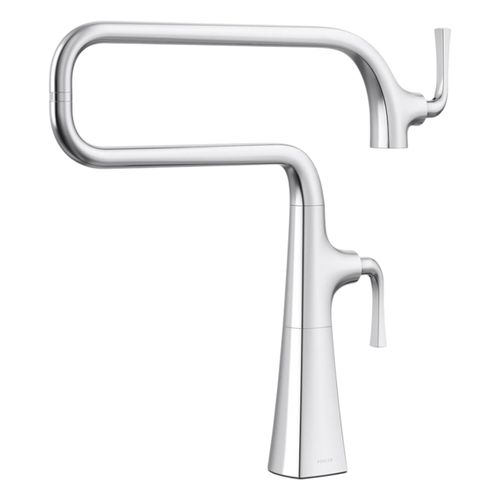 Main product image of Graze Deck-Mount Pot Filler (Polished Chrome), K-22067-CP