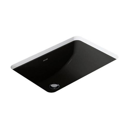 Main product image of 21" Rectangular Undermount Bathroom Sink (Black/Black), K-2214-7