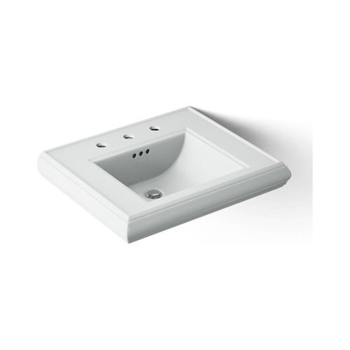 Main product image of Pedestal/Console Table Bathroom Sink Basin w/ 8" Widespread Faucet Holes (Ice Grey), K-2239-8-95