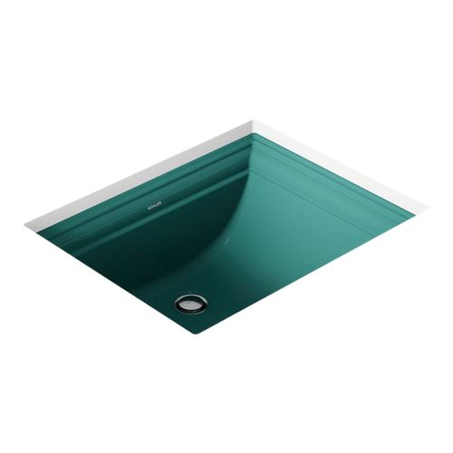 Main product image of Memoirs 20" Rectangular Undermount Bathroom Sink (Teal), K-2339-17