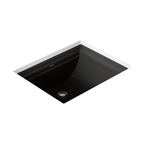 Main product image of 20" Rectangular Undermount Bathroom Sink (Black/Black), K-2339-7