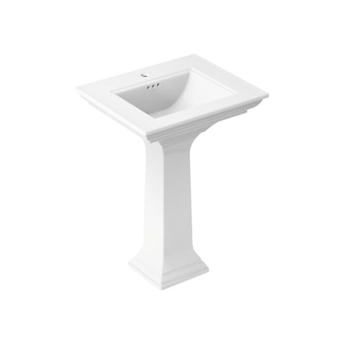 Main product image of Memoirs Stately 25" Rectangular Pedestal Bathroom Sink (White), K-2344-1-0