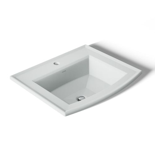 Main product image of 22-3/4" Rectangular Drop-In Bathroom Sink (Ice Grey), K-2356-1-95