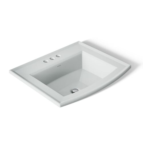 Main product image of 22-3/4" Rectangular Drop-In Bathroom Sink (Ice Grey), K-2356-4-95