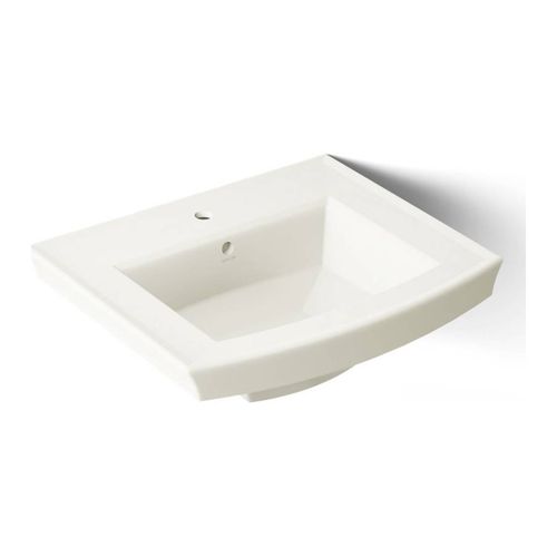 Main product image of 24" Rectangular Pedestal Bathroom Sink (Biscuit), K-2358-1-96
