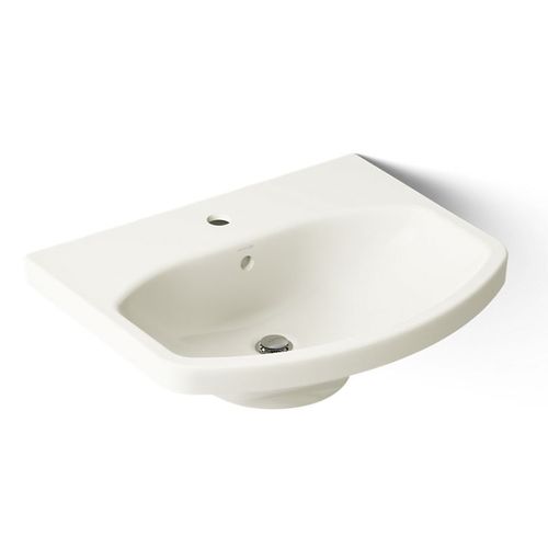 Main product image of 22-3/4" Rectangular Pedestal Bathroom Sink (Biscuit), K-2363-1-96