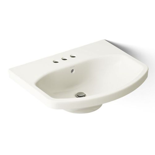 Main product image of 22-3/4" Rectangular Pedestal Bathroom Sink (Biscuit), K-2363-4-96