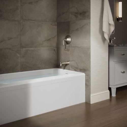 Main product image of Avec 60" x 30" Alcove Bathtub with Right Drain (White)