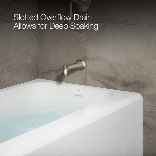 Main product image of Avec 60" x 30" Alcove Bathtub with Right Drain (White)