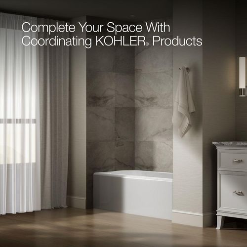 Main product image of Avec 60" x 30" Alcove Bathtub with Right Drain (White)