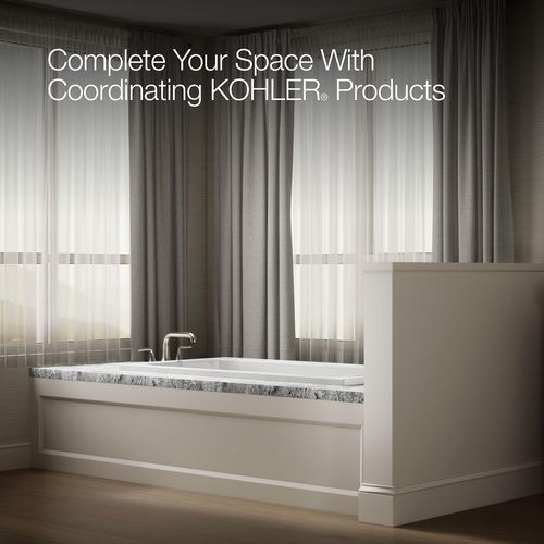 Main product image of Avec 60" x 32" Drop-In Bathtub with Reversible Drain (White)