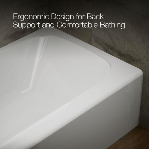 Main product image of Avec 60" x 36" Alcove Bathtub with Left Drain (White)
