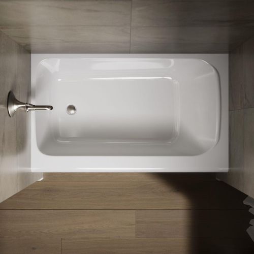 Main product image of Avec 60" x 36" Alcove Bathtub with Left Drain (White)