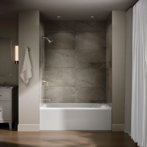 Main product image of Avec 60" x 36" Alcove Bathtub with Left Drain (White)