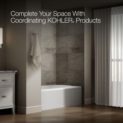 Main product image of Avec 60" x 36" Alcove Bathtub with Left Drain (White)