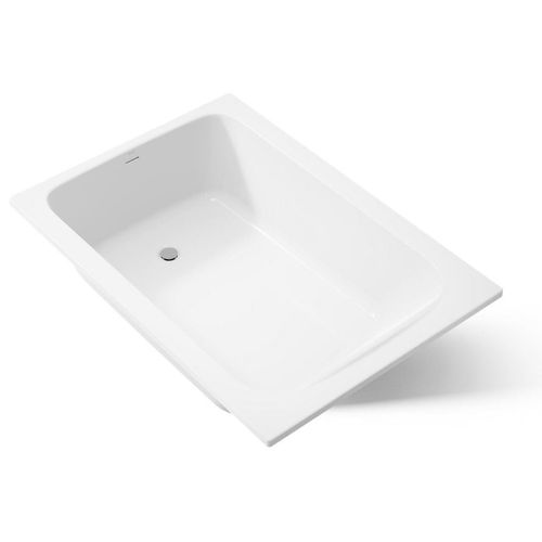 Main product image of Avec 60" x 42" Drop-In Bathtub with Reversible Drain (White)