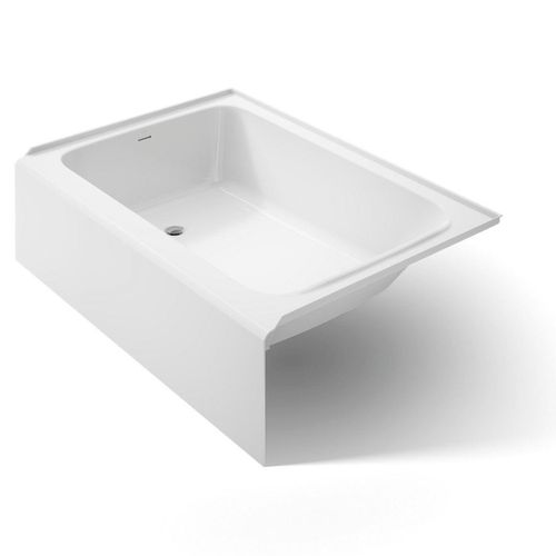 Main product image of Avec 60" x 42" Alcove Bathtub with Left Drain (White)