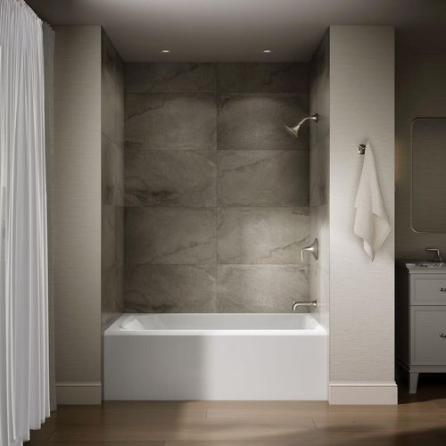 Main product image of Avec 60" x 42" Alcove Bathtub with Right Drain (White)